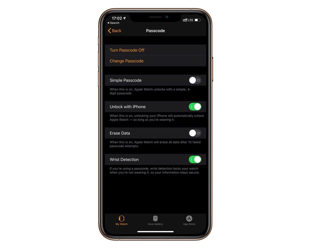 How to set a passcode on apple outlet watch