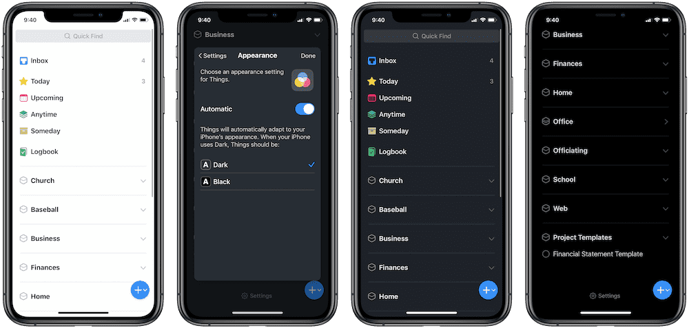 Things 3.10 for iOS 13