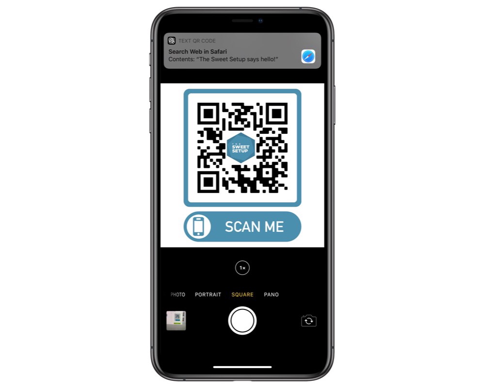 How To Scan A Qr Code On Ios The Sweet Setup