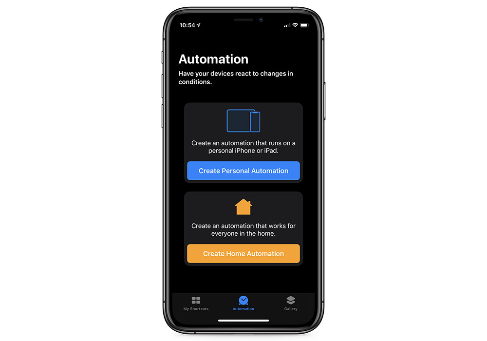 Shortcuts Automation