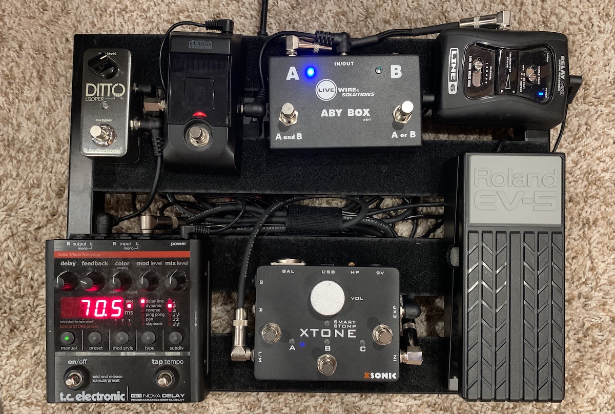 My pedal board