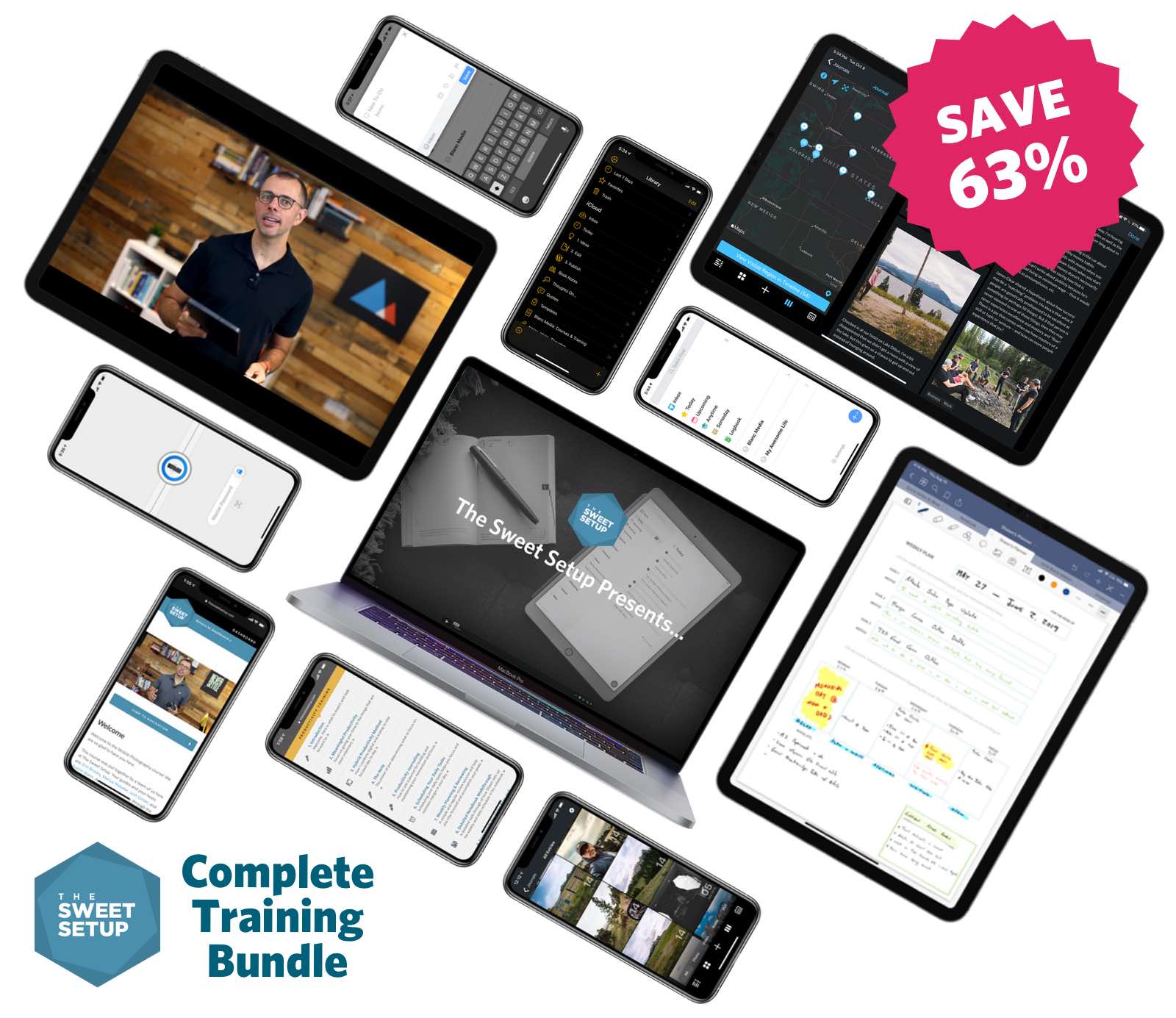 Save 63% (a $171 discount) on all Courses in the Complete Training Bundle