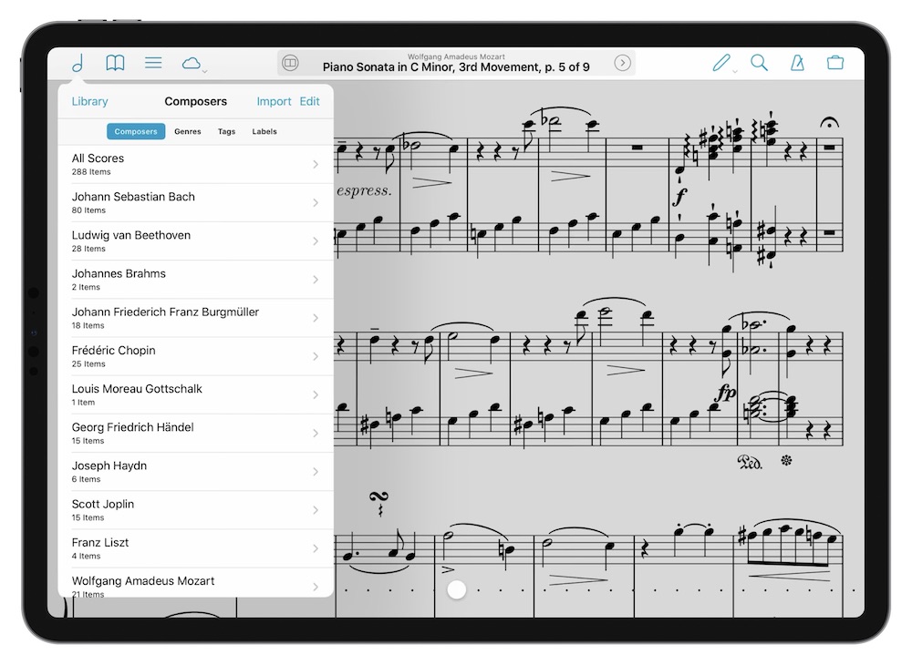 Forscore iPad