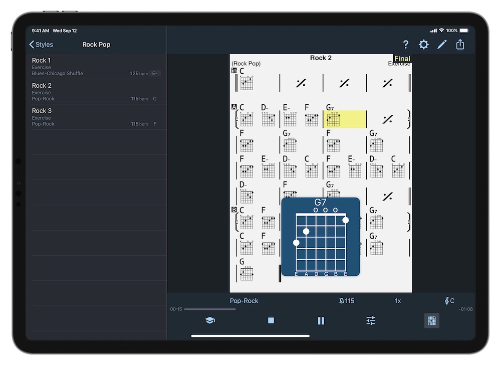 Notion template to organize your chords 🎸and learning guitar