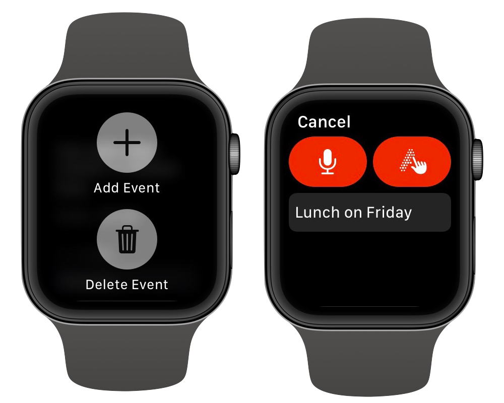 google calendar apple watch