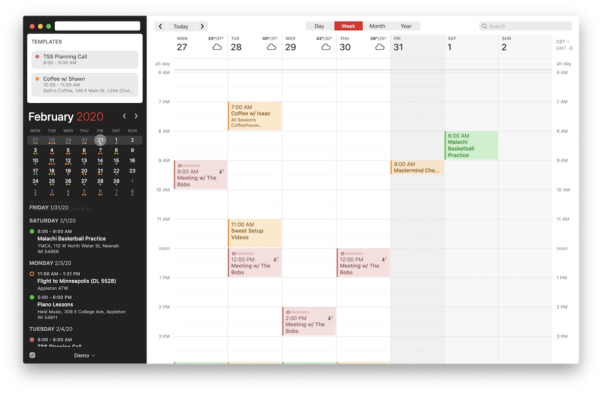 mac calendar app colors for appointments