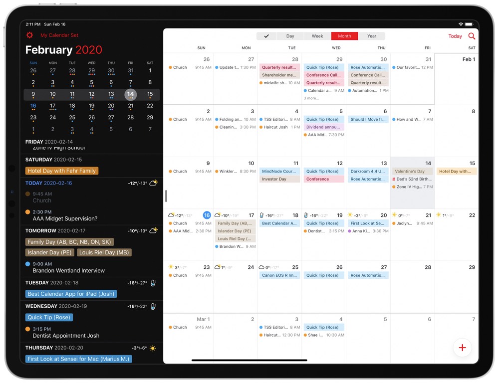 best organizer app for mac with google calendar