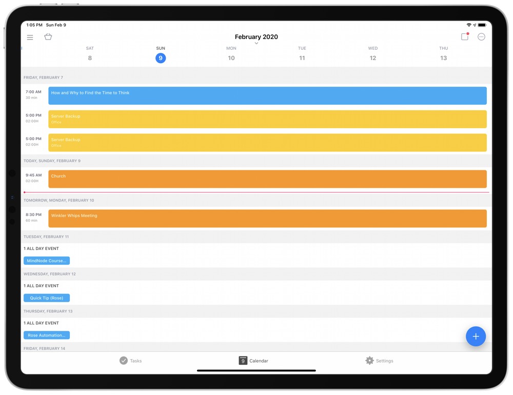 ipad calendar app print