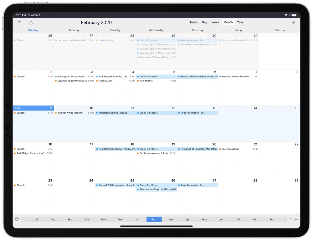 best mac calendar for organization