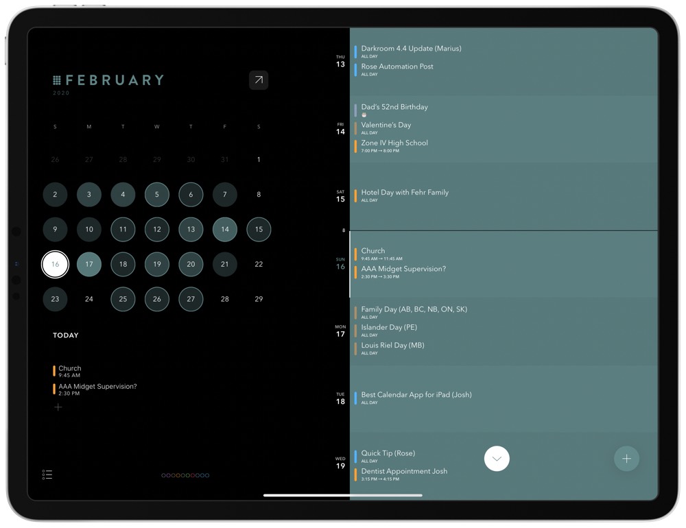 Ipad Calendar Template