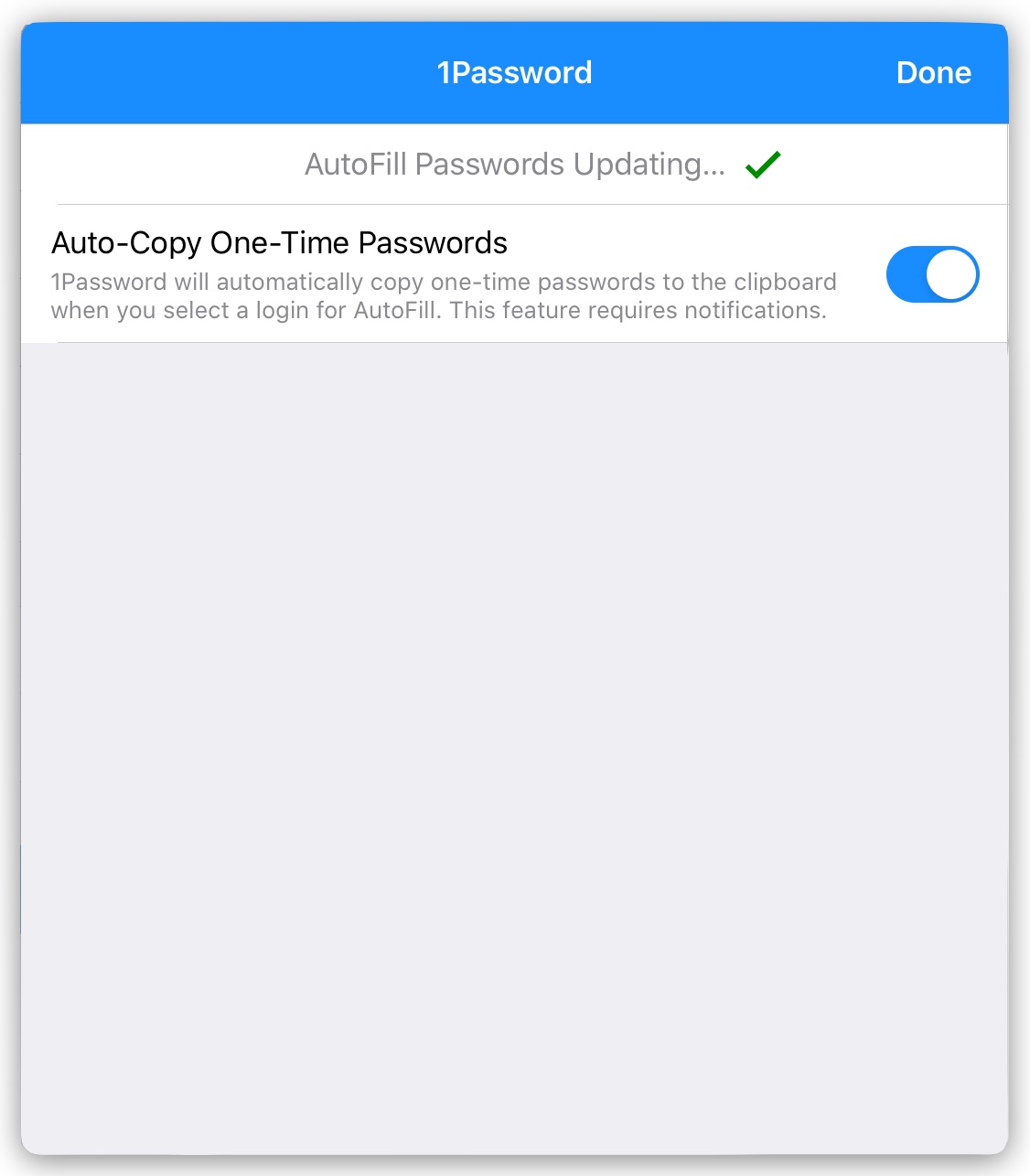 1password 6.7.1 wont update