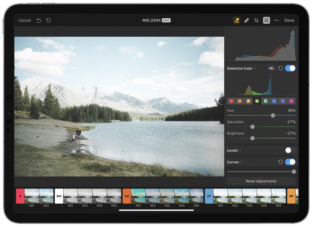 Pixelmator Photo 1.2 Adds Cursor and Split View Support, ML Match Colors,  and More - MacStories