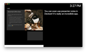 Deckset Presenter Notes