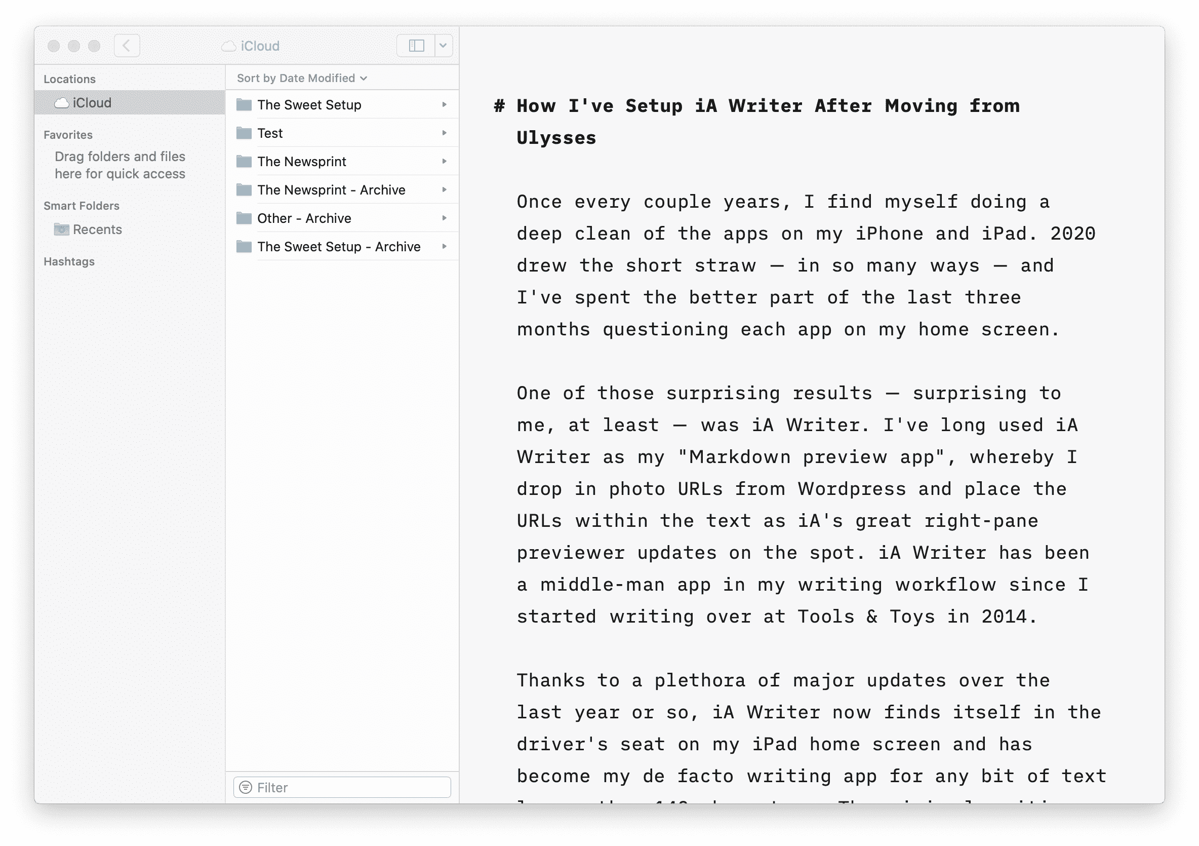 iA Writer instal the new version for mac