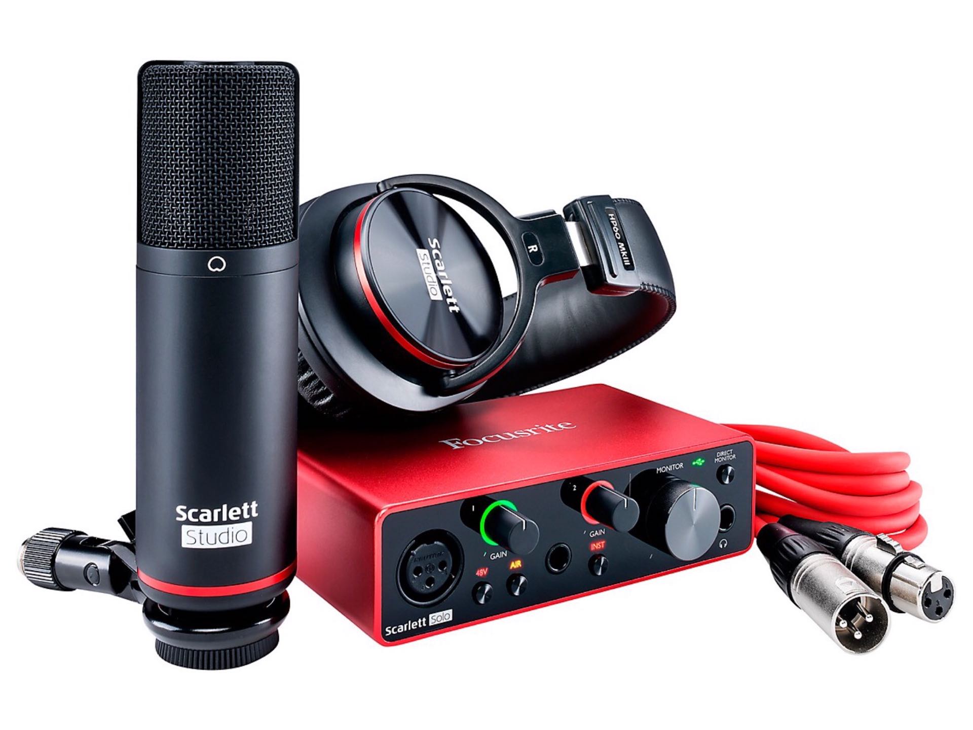 Focusrite “Scarlett Solo Studio” USB Audio Interface – Sweet Setup