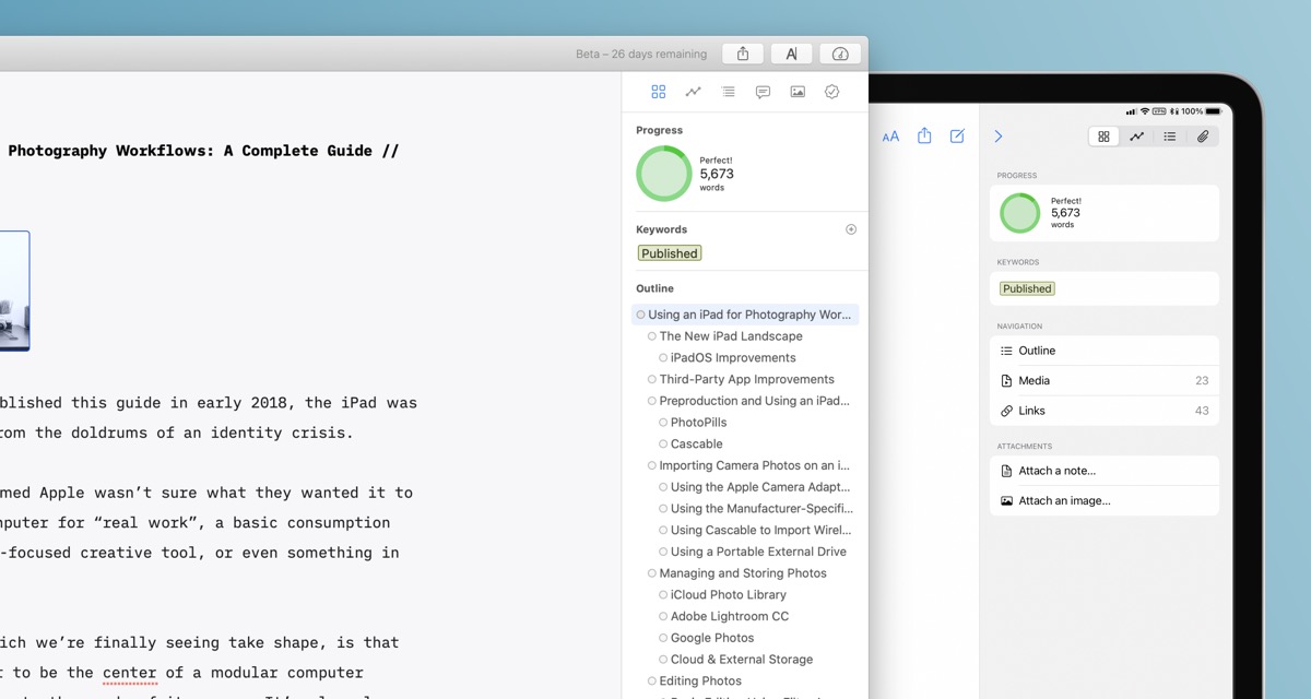 Ulysses Introduces Grammar & Style Checker and Dashboard Overhaul With Version 20 Update