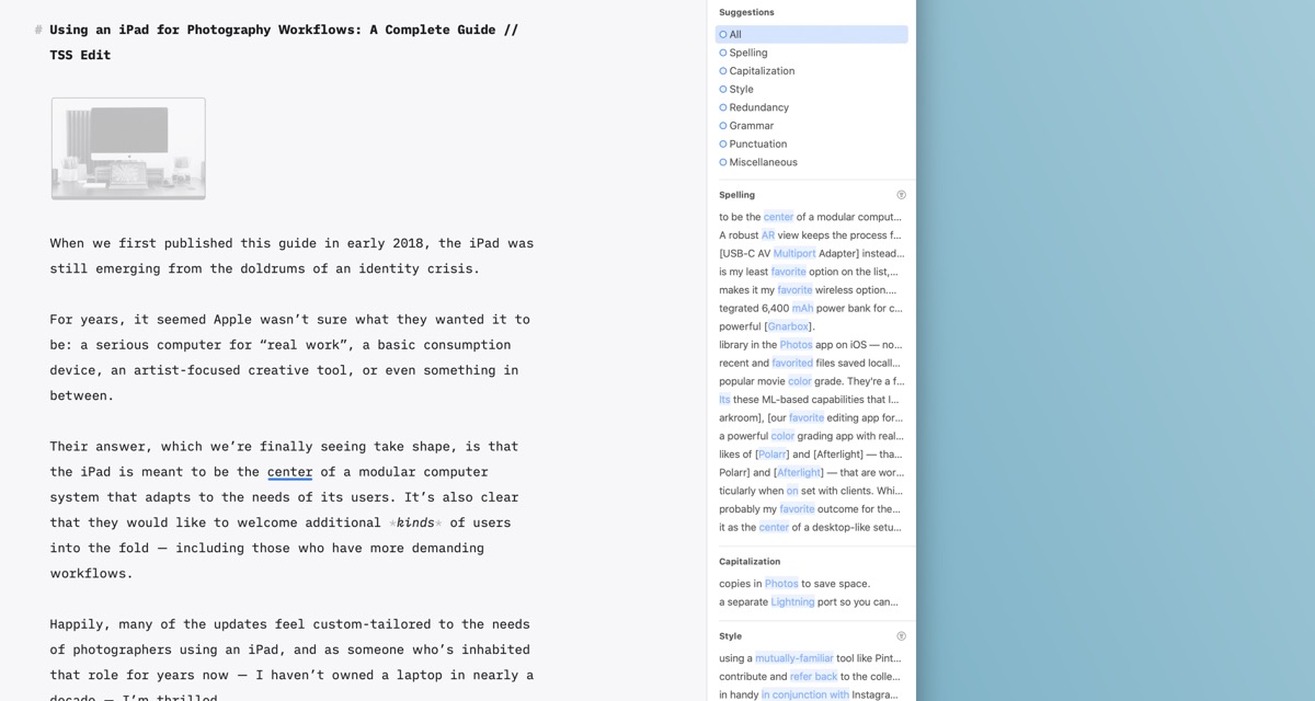 grammar editor for mac