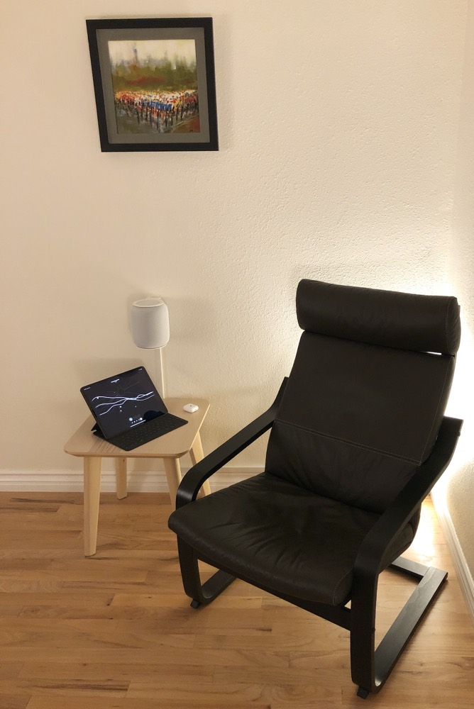 Nate Dunn's reading corner