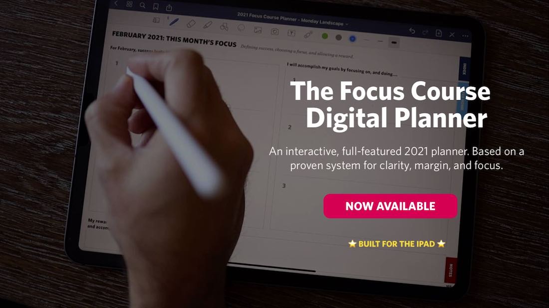 2021 Focus Course Digital Planner