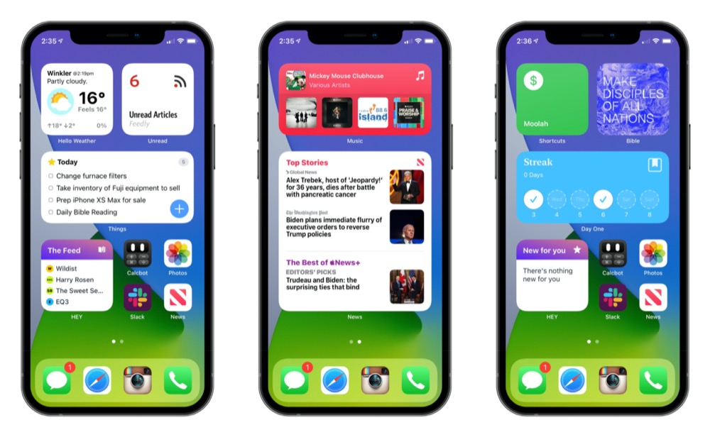 The Best iPhone Home Screen Widgets For iOS 14 | LaptrinhX