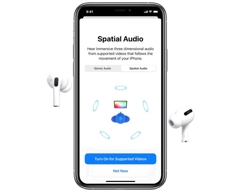 Ios 14 airpods pro spatial audio new arrivals