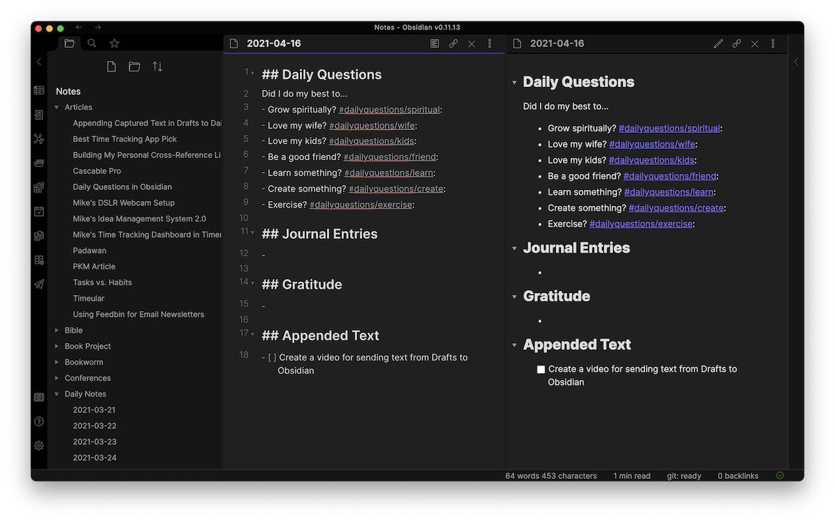 obsidian portal wiki formatting