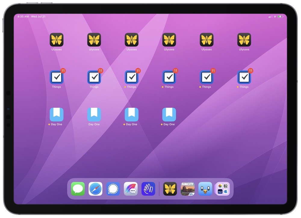 why are there two icons for one app on my mac screen