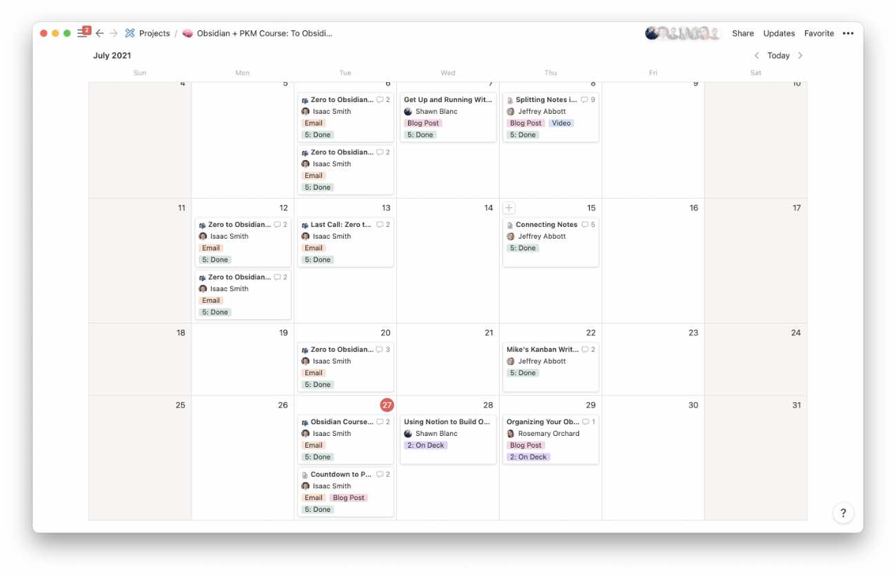 notion weekly planner template