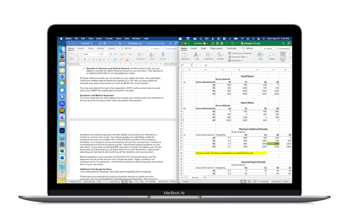 parallels for mac excel