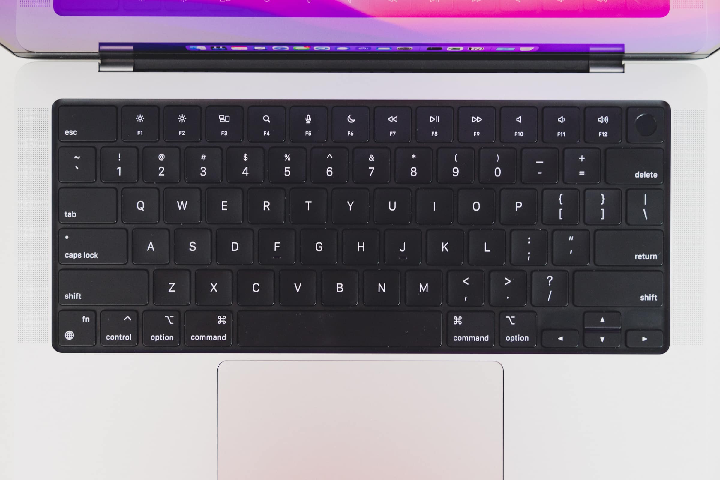 something under new macbook pro keyboard