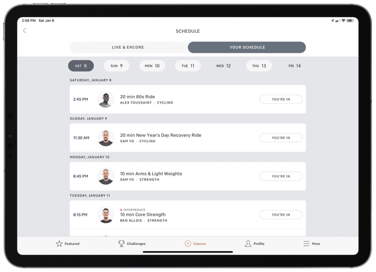 Developing a Fitness Habit with the Peloton App The Sweet Setup