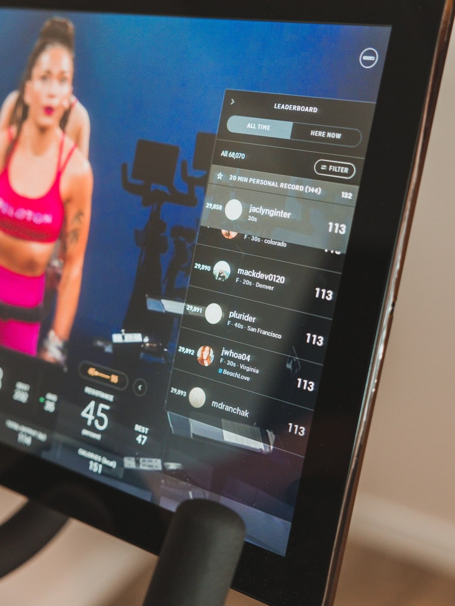 Peloton store metrics ride