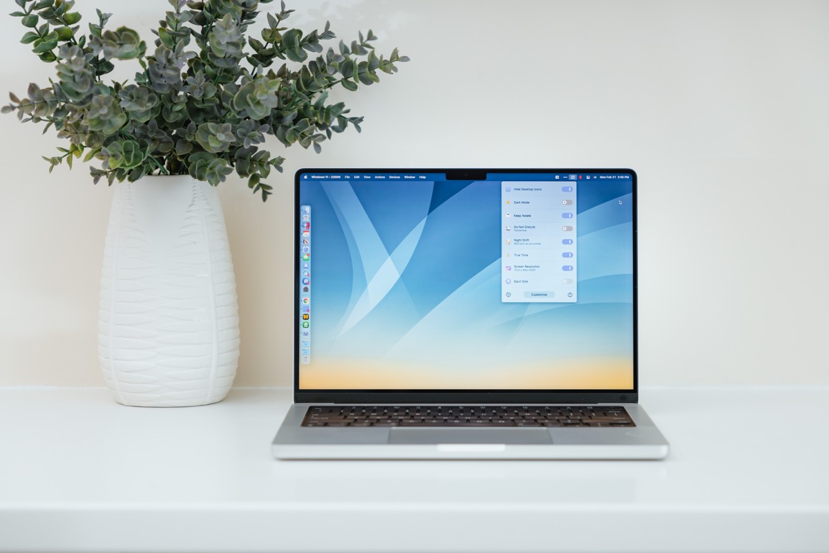 how to change night shift mac