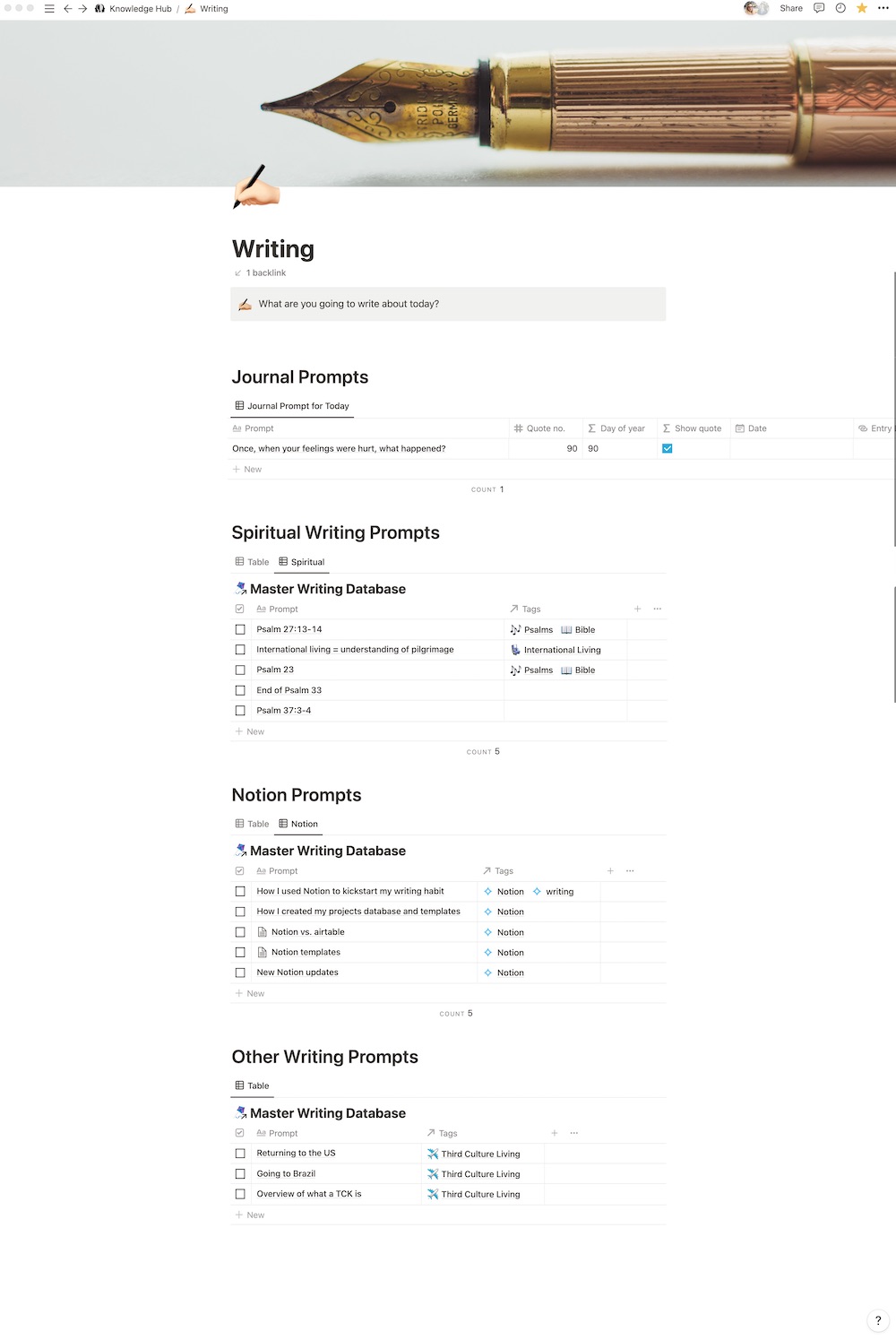 How I use Notion for my Writing Journal · Heart Breathings