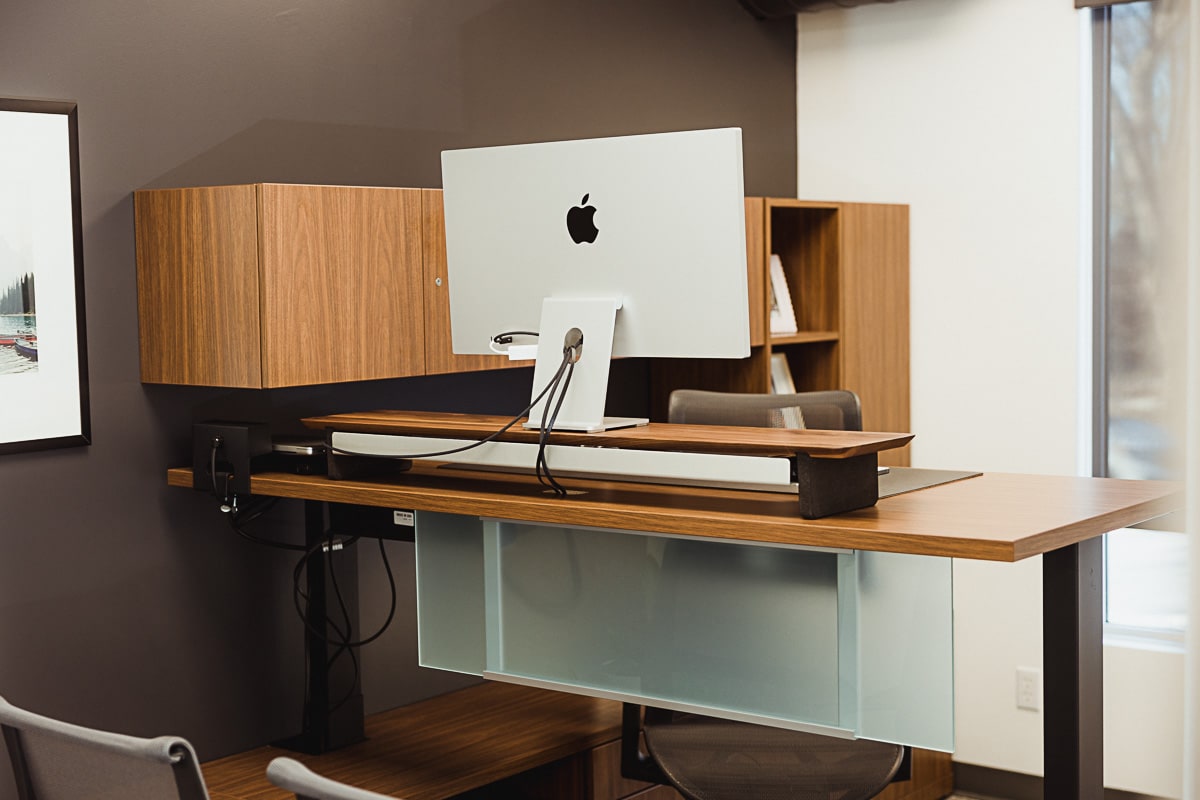 My Custom Standing Desk Home Office- Productive Workspace Setup 2022 