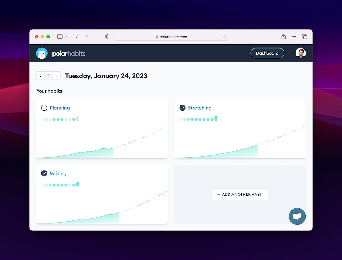 Polar Habits – A “Cool” New Habit Tracker (Without the Guilt)