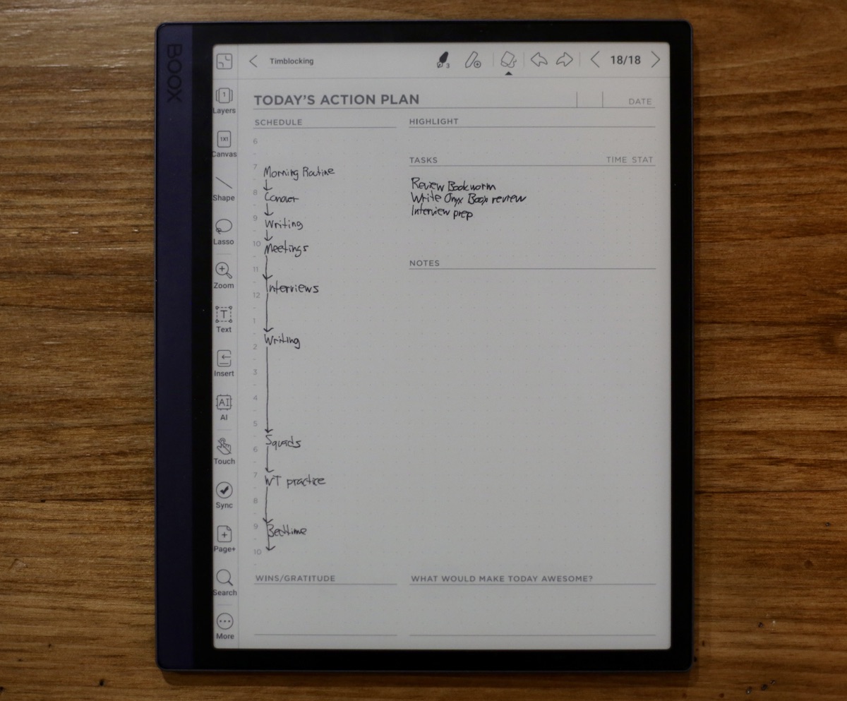 First look at the Oynx Boox Note Air 3 e-note - Good e-Reader