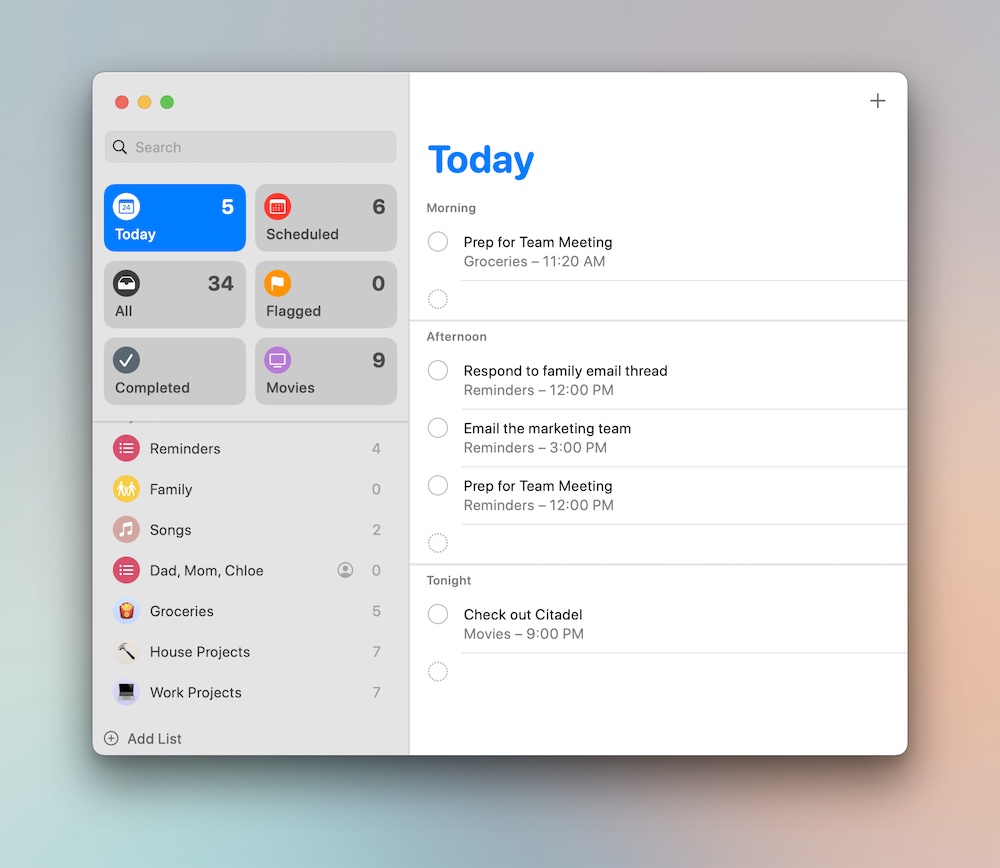 How to be Productive with the Apple Reminders App – The Sweet Setup