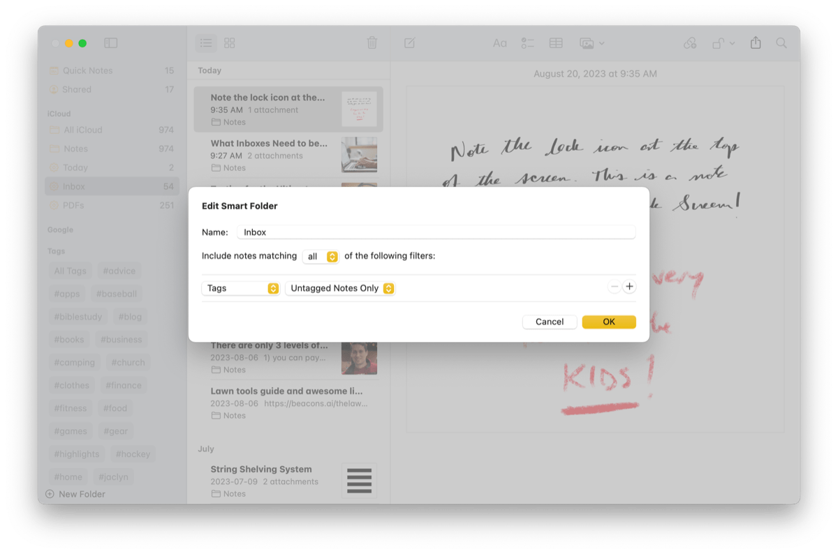 5 tips to show how Apple Notes can organize, scan a document and