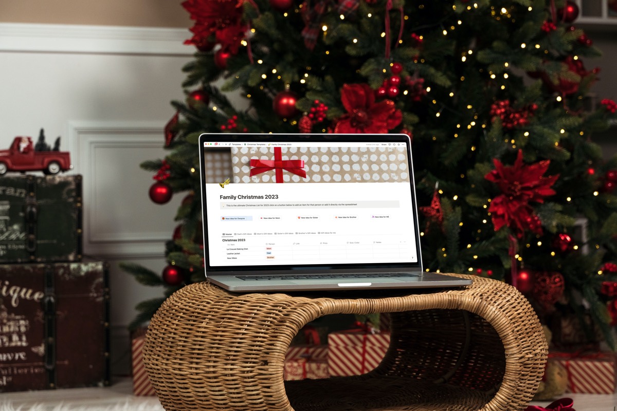 How to Use Notion as your Christmas Wishlist (Updated for 2023)