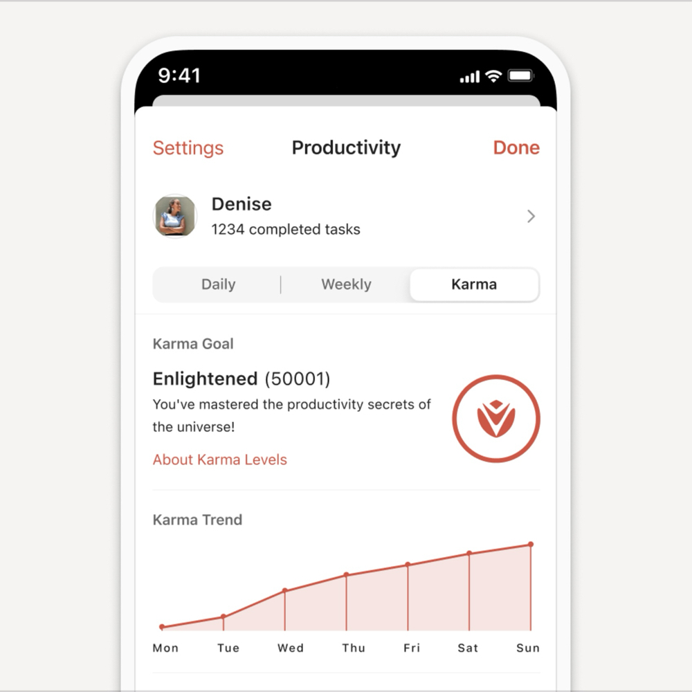 Todoist Karma System